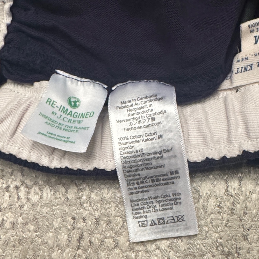 J. Crew multicolor Knit Shorts with White Waistband - Picture 4 of 6